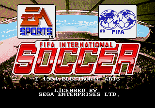 Заставка игры FIFA International Soccer